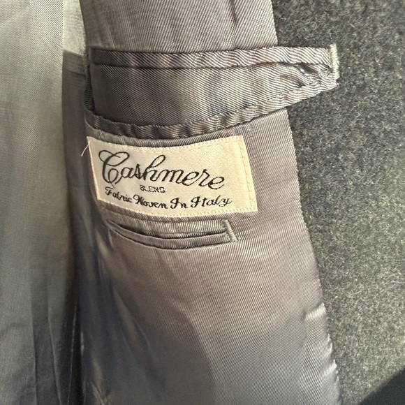 Gianfranco Ruffini Italy Cashmere Blend Blazer in Gray Size 48R - Picture 3 of 5